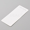 Cardboard Jewelry Display Cards for Keychain CDIS-WH0029-03A-2