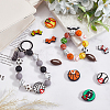 DIY Sports Ball Silicone & PVC Plastic Beads Findings Kits DIY-SC0028-22-4