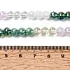 Electroplate Glass Beads Strands EGLA-D300-06-6mm-19-4