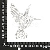 201 Stainless Steel Laser Cut Connector Charms STAS-Z116-05P-3