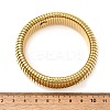 304 Stainless Steel Stretch Bracelets for Women Men BJEW-A031-02B-G-3