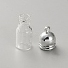 Clear Glass Wish Bottle Pendants FIND-WH0432-82A-P-2