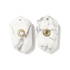 Natural Quartz Crystal Faceted Pendants G-B151-02F-1