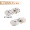 2Pcs 304 Stainless Steel Stud Earrings for Women EJEW-LP0001-62-2