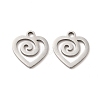 Non-Tarnish 304 Stainless Steel Pendants STAS-I671-33P-1