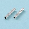 925 Sterling Silver Tube Beads STER-D035-11S-4