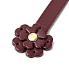 Sakura Flower End Cowhide Leather Sew On Bag Handles FIND-D027-18A-3
