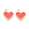 304 Stainless Steel Enamel Charms STAS-L022-483G-04-1