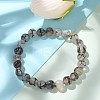 Natural Dragon Veins Agate Beaded Stretch Bracelets X-BJEW-Q692-02C-5