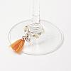 Natural Citrine Beads Wine Glass Charms AJEW-JO00165-05-2