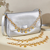 3Pcs Alloy Sea Animals Charm Aluminum Cable Chain Bag Decorative Chains HJEW-NB00284-4