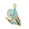School Supplies Alloy Enamel Pandants FIND-M083-03B-G02-1