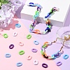 360Pcs 12 Colors Acrylic Linking Rings OACR-YW0002-69-5