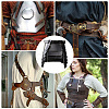 Medieval Viking PU Leather Belt Skirt AJEW-WH20077-031A-6