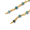 Brass Chain Necklace Making KK-K337-13G-01-2