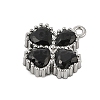304 Stainless Steel Rhinestone Pendants STAS-E547-06D-P-2