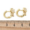 Brass Hoop Earrings EJEW-R016-10G-02-5