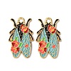 Alloy Enamel Pendants X1-FIND-H051-01C-G-1
