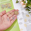 40Pcs 2 Colors 304 Stainless Steel Pendants STAS-DC0017-08-3