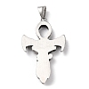 Ion Plating(IP) 304 Stainless Steel Big Pendants STAS-D067-04AS-2