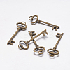 Tibetan Style Alloy Pendants TIBEP-14008-AB-FF-1