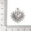 304 Stainless Steel Pendants STAS-D366-01K-P-3
