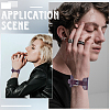 1Pc Vintage Punk Rock Style Wide Leather Cord Wristband Bracelets for Unisex BJEW-CL0001-17B-5