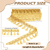12M Filigree Polyester Lace Fringe Trim OCOR-LP0002-08-2