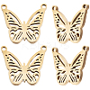 4Pcs 304 Stainless Steel Charms STAS-BBC0006-50G-1
