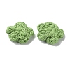Peach Blossom Handmade Crochet Cotton Ornament Accessories AJEW-WH0326-53N-2