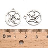 201 Stainless Steel Pendants STAS-C141-02B-P-3