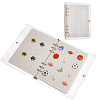 Felt Brooches Collection Binder Book AJEW-FH0007-29A-1