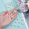 30Pcs 2 Colors Natural Cultured Freshwater Pearl Pendant PALLOY-GA00037-3