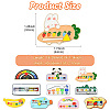 10Pcs 10 Styles Mood Social Battery Sliding Enamel Pins JEWB-CJ0001-52-2