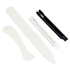 2Pcs ABS Plastic Letter Opener Knife and 2Pcs 2 Colors Glass Copper Foil Packaging Tool Sets TOOL-OC0002-16-1
