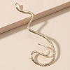 Alloy Snake Cuff Earrings for Girl Women Gift PW-WG3494F-01-1