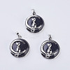 Blue Goldstone Kitten Pendants G-K234-D03-1
