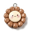 Opaque Resin Pendants RESI-C037-01A-1