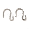 Non-Tarnish 304 Stainless Steel S-Hook Clasp STAS-C085-03C-P-1