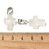 Natural Quartz Crystal Pendants G-Z067-04P-07-4