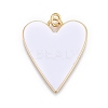 Brass Enamel Pendants X-KK-M205-13G-08-1