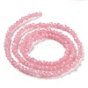 Baking Paint Imitation Jade Glass Bead Strands DGLA-A034-J2MM-A3-5