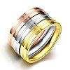 Fashionable 316L Titanium Steel Finger Rings for Women RJEW-BB07055-9-1
