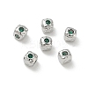 SHEGRACE Brass Cubic Zirconia Beads XGRQ4H195-682P-B-2