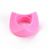 60Pcs 4 Colors Silicone Pencil Gripper for Kids AJEW-GF0003-34-3