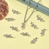SHEGRACE Brass Micro Pave Cubic Zirconia Pendants XGRQ3D743-461P-5