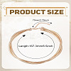 1Pc Stainless Steel Snake Chain 3 Strand Choker Necklaces for Women NJEW-LP0006-01KCG-2