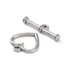 Non-Tarnish 304 Stainless Steel Toggle Clasps X-STAS-A092-08B-P-2