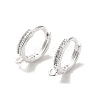 Brass Hoop Earring Findings FIND-Z039-32S-1