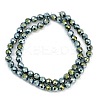 Electroplated Synthetic Non-magnetic Hematite Beads Strands G-H072-B01-01D-2